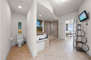 Signature Condo, 3 Bedrooms, Balcony, Beach View | Bathroom | Combined shower/tub, free toiletries, towels, soap