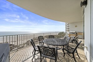 Signature-Apartment, 3 Schlafzimmer, Balkon, Strandblick | Balkon