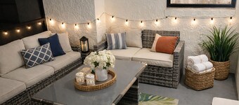 4 bedroom 2 bath Modern Stay near Space Coast + Cozy Patio