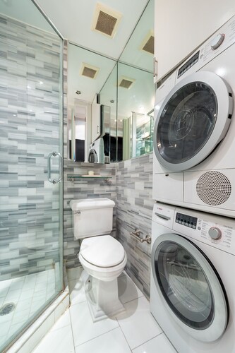 Charming Upper West Side apartment with exposed brick and in-unit washer/dryer.