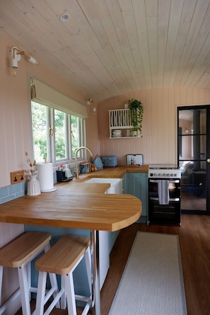 Private kitchen - Shepherds Hideaway (Holsworthy)