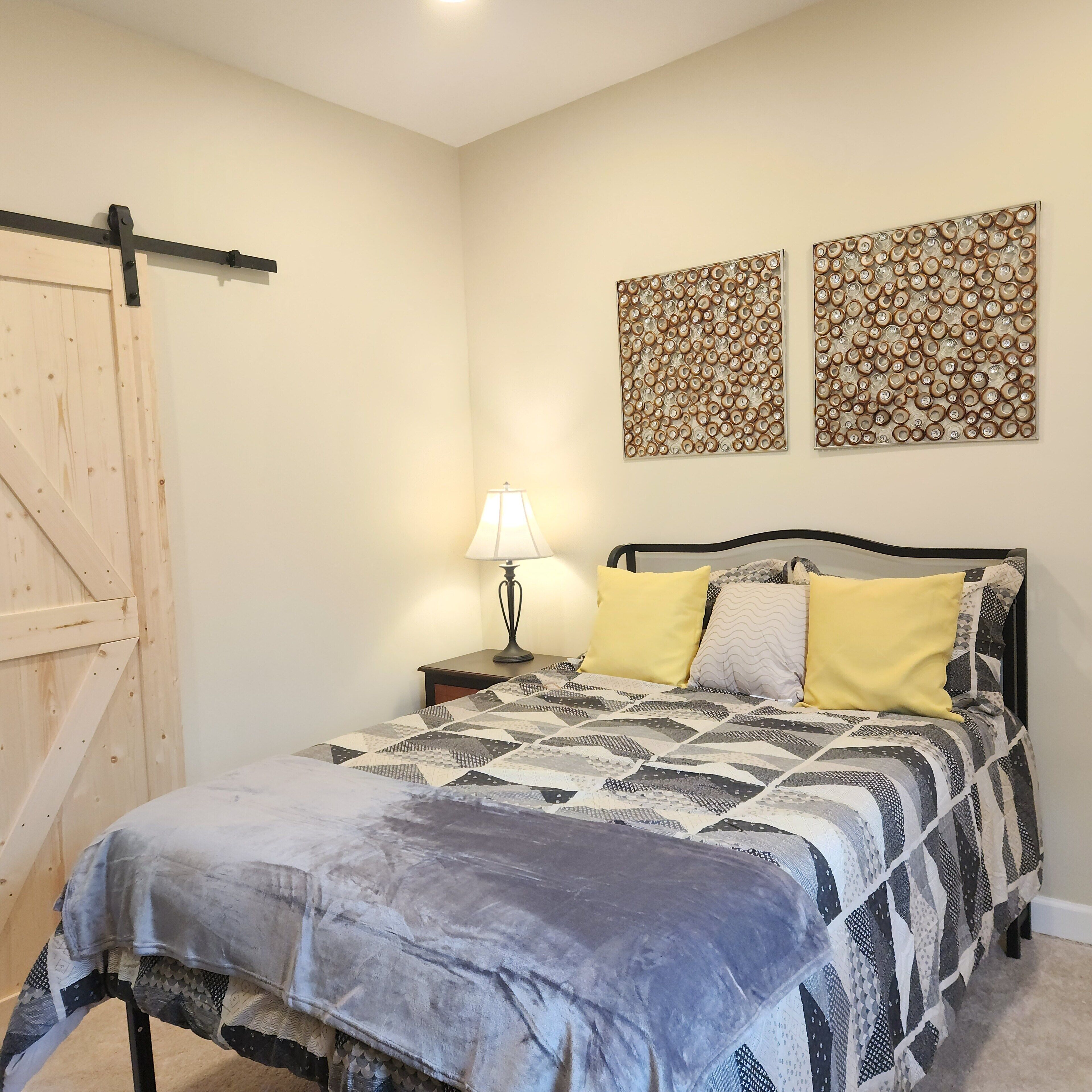 Premium bedding, free WiFi, bed sheets