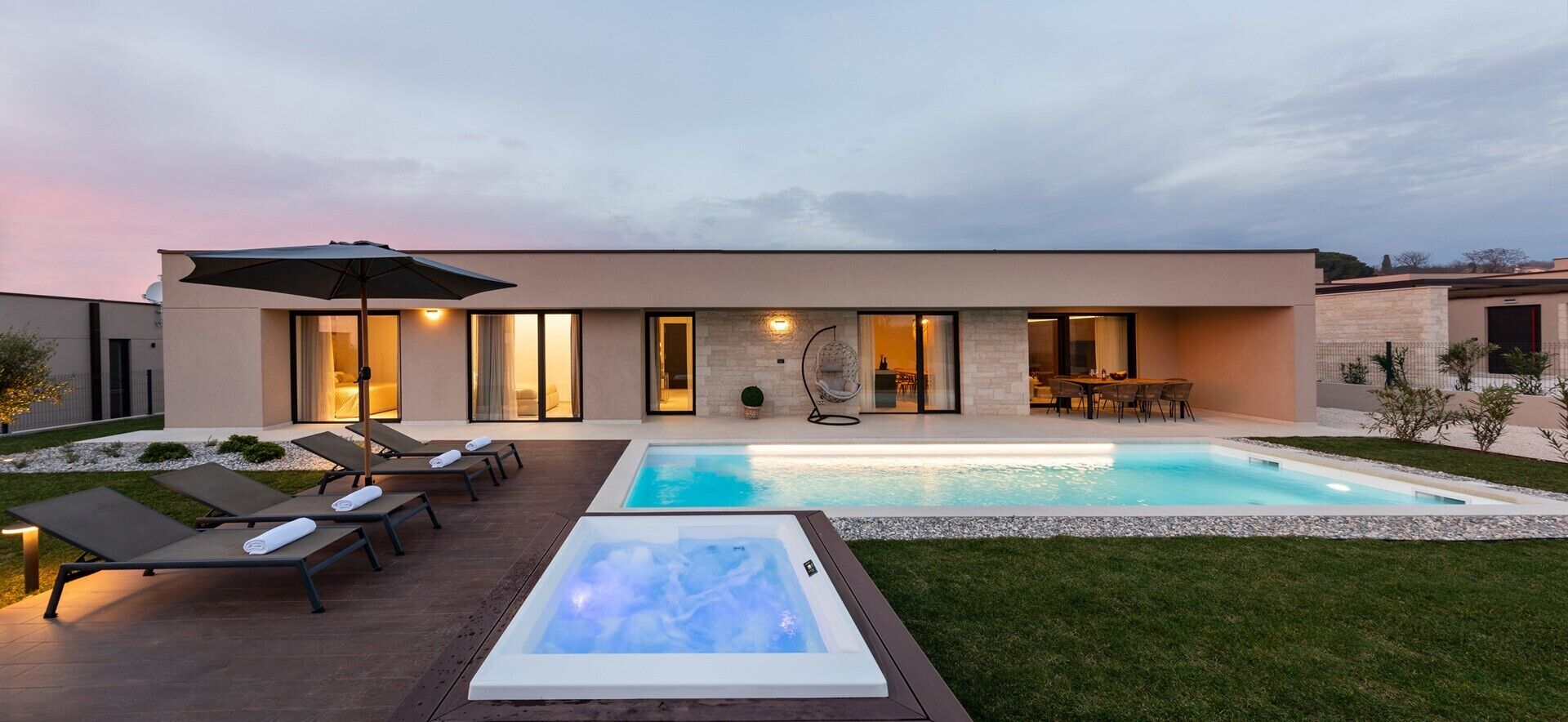 Una piscina climatizada