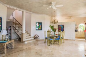Interior - Luxury beachfront Villa with Chef, and staff (Fitts Village)