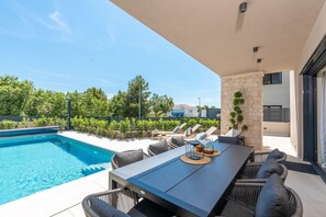 A heated pool - Luxury Villa with pool and BBQ  for 6 people near Poreč (Vabriga)