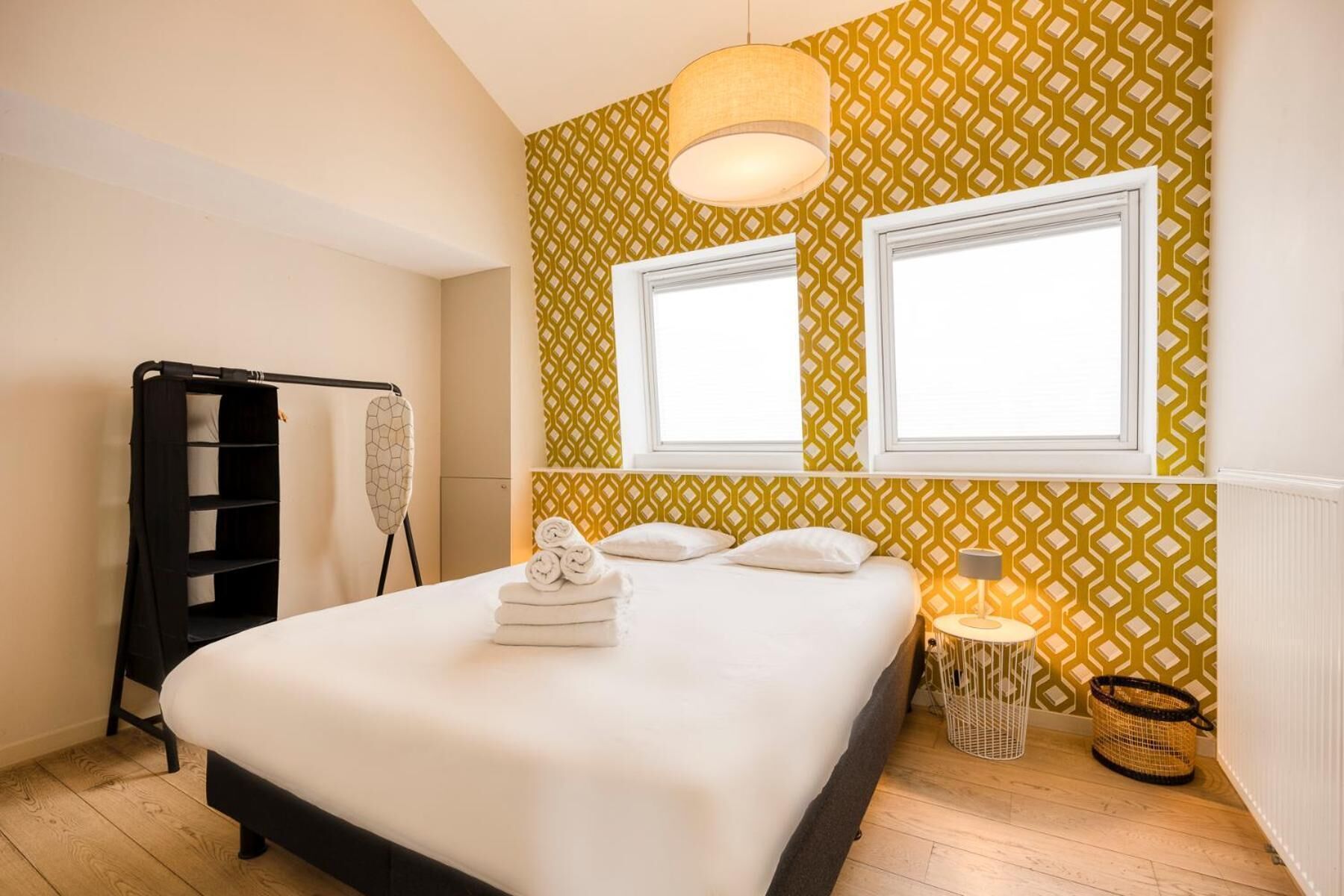 Blackout curtains, iron/ironing board, free WiFi