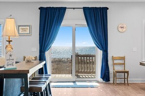 Interior - Oceanfront with private boardwalk to beach! (Holden Beach)