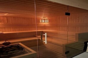 Sauna - Luxurious apartment in Międzyzdroje, SPA zone (Międzyzdroje)