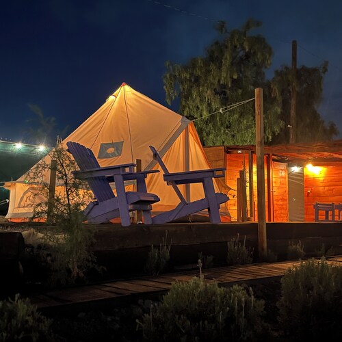Magical night at Glamping Rincón de Lavanda