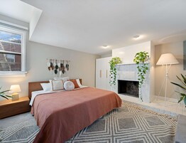 4 habitaciones, decoración personalizada y muebles diferentes 