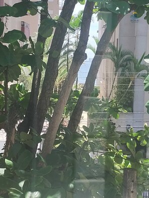 Exterior detail - Apartment with 1 bedroom and balcony, sea view. (Guarujá)