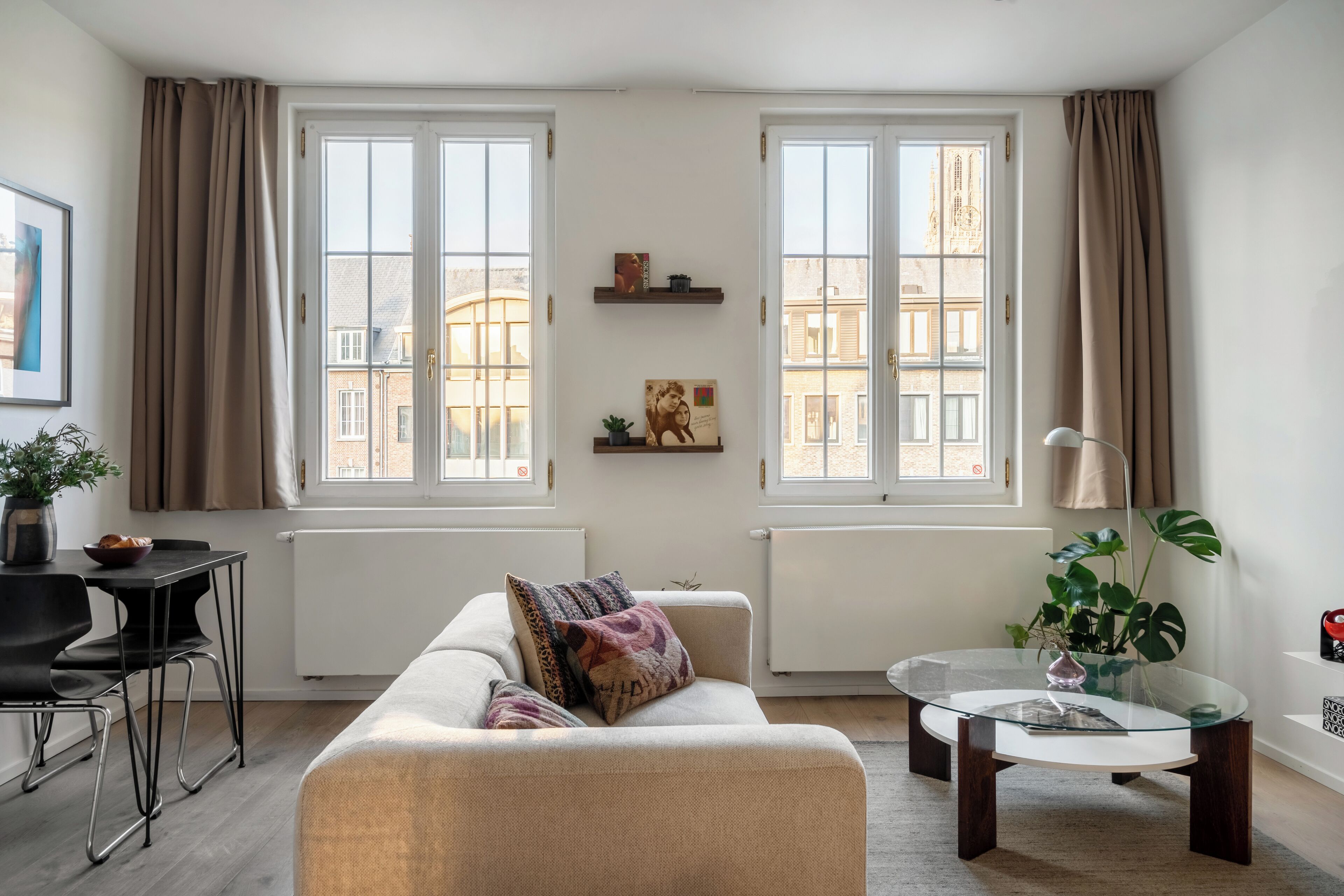 Huoneisto, kaupunkinäköala | Oleskelualue