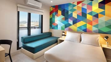 Habitación estándar doble | Caja fuerte, escritorio, espacio para trabajar con un portátil