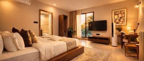 1 makuuhuone, silitysrauta/-lauta, Wi-Fi, vuodevaatteet