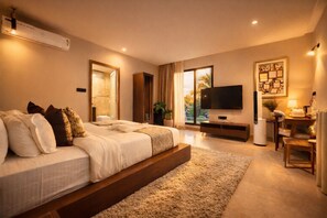 1 dormitorio, tabla de planchar con plancha, wifi y ropa de cama