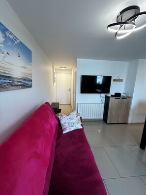 TV - Renovated apartment with parking space (Villers-sur-Mer)