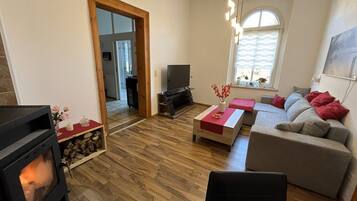 Televisor i llar de foc