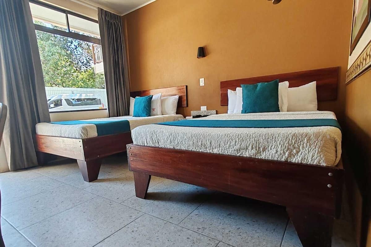 Double Room, 2 Double Beds | Desk, free WiFi