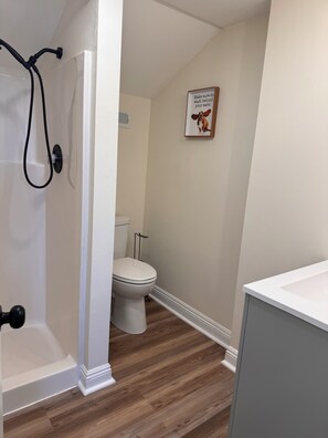 Shower, hair dryer, towels, soap - Spacious 4BR Soulard Townhouse near Downtown (St. Louis)