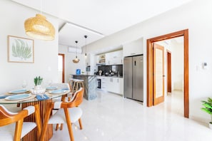 Deluxe Apartment, Pool View | Living area - Stylish 1BR Apartment – Pool Access, Close to Beach (Punta Cana)