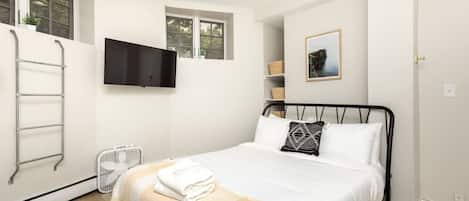 1 makuuhuone, silitysrauta/-lauta, Wi-Fi, vuodevaatteet