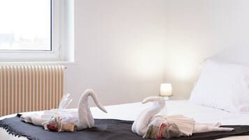 1 habitación, tabla de planchar con plancha, wifi y ropa de cama