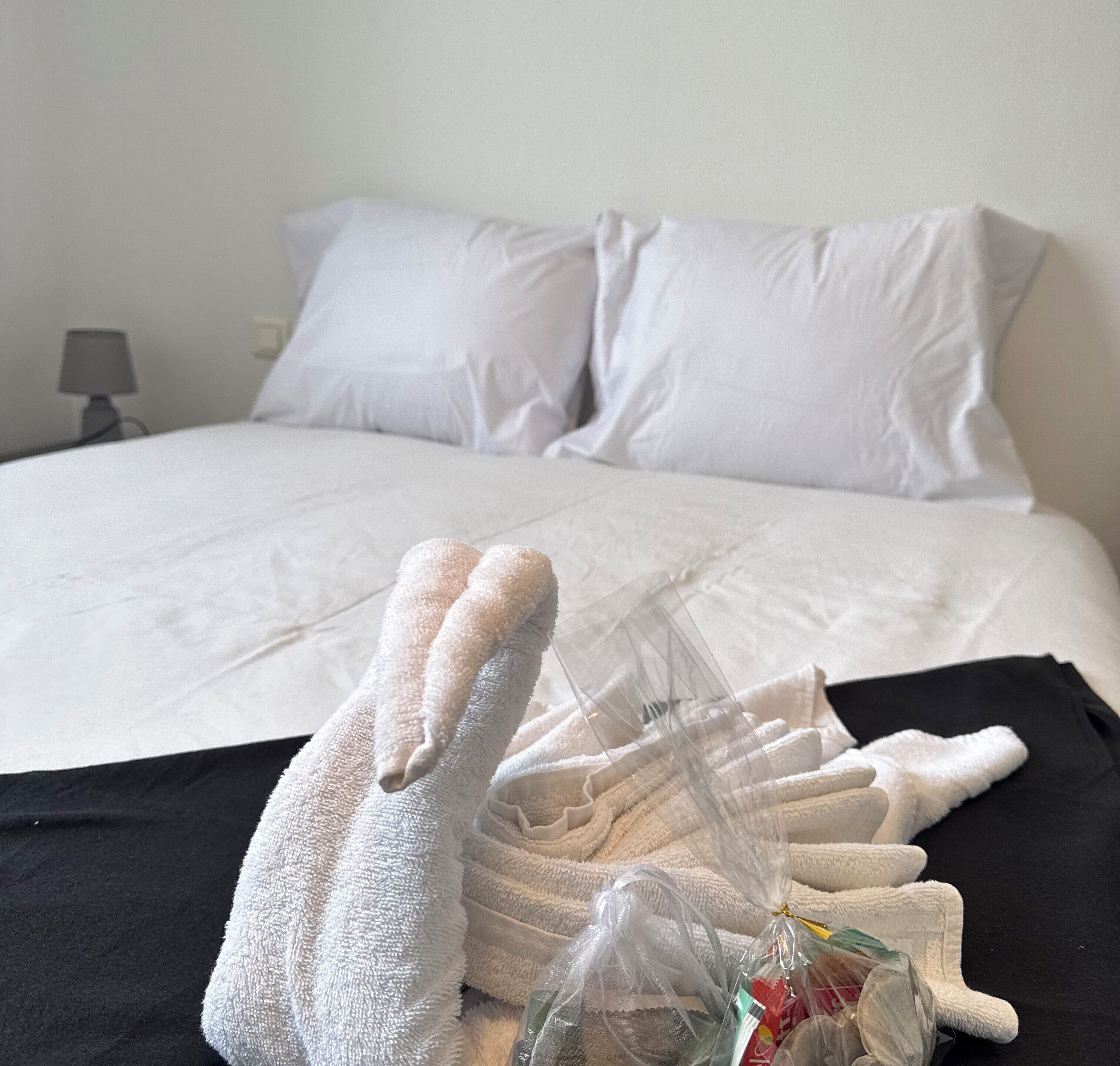 1 soverom, strykejern/-brett, wi-fi og sengetøy