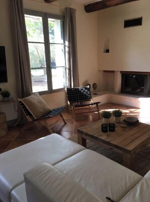 Smart TV, fireplace, stereo - Domaine des Lions - large charming country house for 10 people (Sérignan)