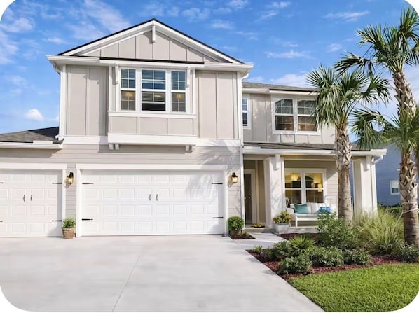 Exterior - Organic Modern Home, Close to the Beach & Downtown. Community Pool & gym (St. Augustine)