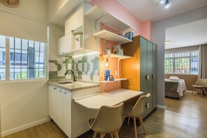 Private kitchen - Fully Equipped Studio in Asa Norte Edl0106 (Brasília)