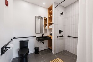Hair dryer, towels