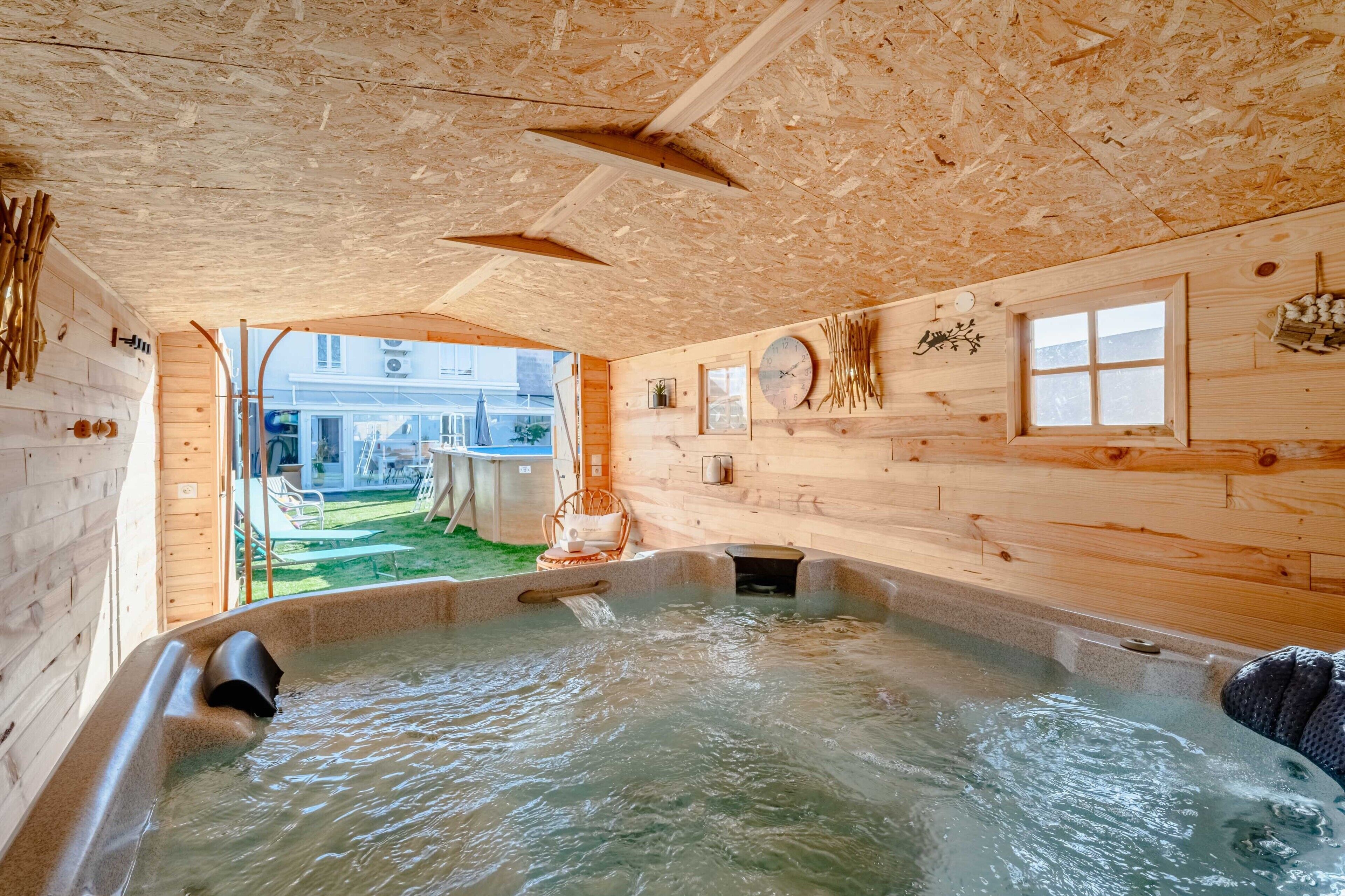 Bain à remous intérieur