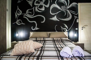 Iron/ironing board, WiFi, bed sheets - Apartment 'Oasi Giardinello' with Wi-Fi and Air Conditioning (Agrigento)