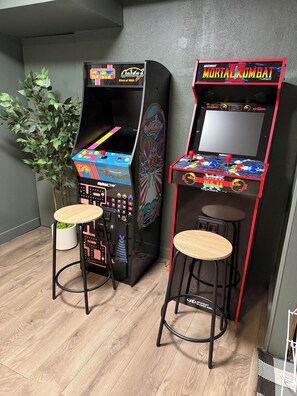 Game room - Spacious home w/HotTub, Game Room, Backyard Oasis - near Denver/Boulder+Pets OK! (Westminster)