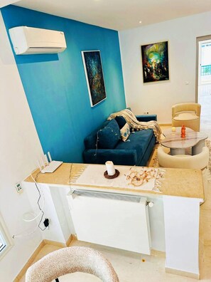 Apartamento, 1 quarto, para fumantes, sacada | Área de estar