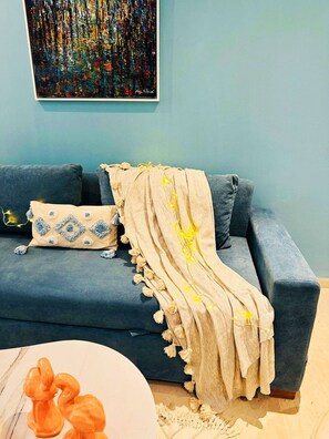 Apartamento, 1 quarto, para fumantes, sacada | Área de estar