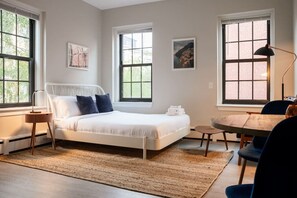 Desk, iron/ironing board, WiFi, bed sheets - Modern Studio | South End (Boston)