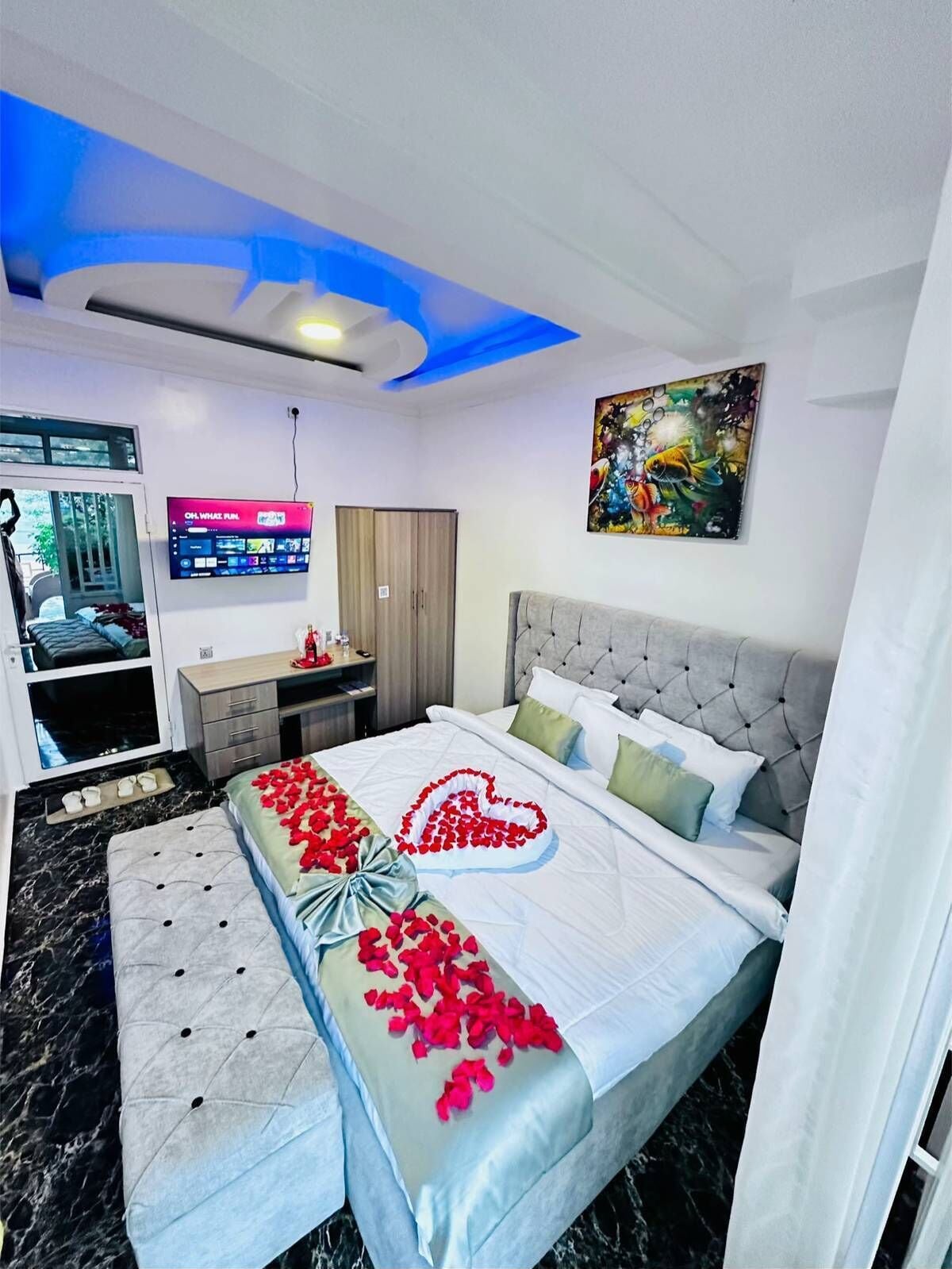 Superior Apartment, Balcony, Beach View | In-room safe, desk, blackout curtains, soundproofing