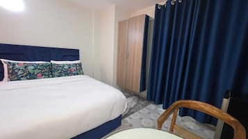 1 Schlafzimmer, Bügeleisen/Bügelbrett, kostenloses WLAN, Bettwäsche