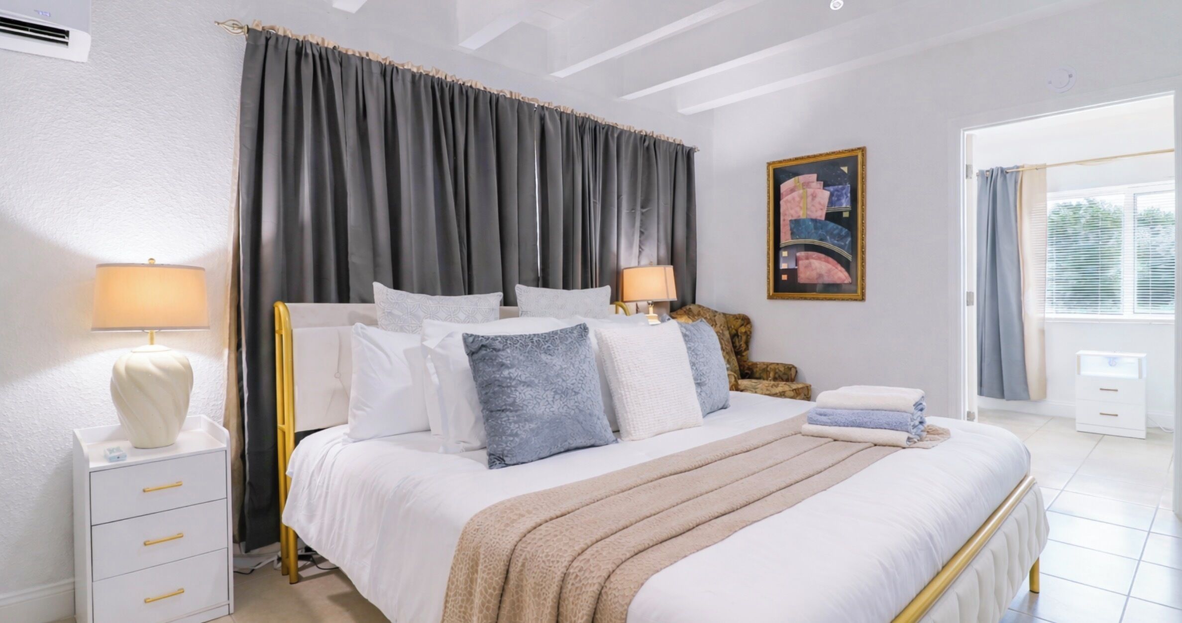 5 bedrooms, iron/ironing board, travel cot, free WiFi