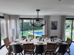 Dining - VILLA M, Swimming pool, Beach on foot (La Croix-Valmer)