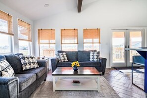 TV - Big 6BR Beach Getaway for 20 | Near Ferry, 3 Units (Bolivar Peninsula)