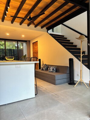 Interior - 5 min to Cocles Beach | Modern, Quiet Home with A/C • Walk to Shops (Coclea)