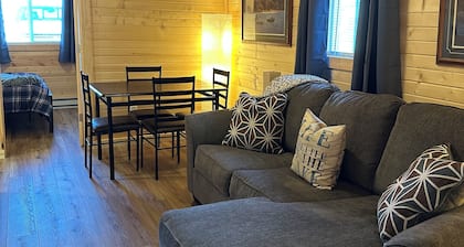 Perfect 3-bedroom cabin with AC in pleasant Moravia