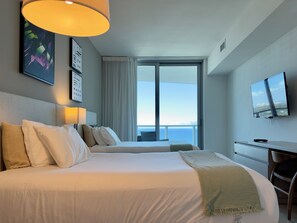 2 habitaciones, tabla de planchar con plancha, wifi y ropa de cama