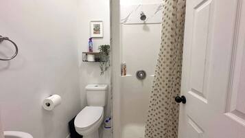 シャワー、ヘアドライヤー、タオル