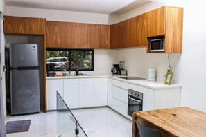 Fridge, microwave, oven, stovetop - Escapada de lujo en Playacar (Playa del Carmen)