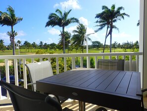 Outdoor dining - Apartment Marina de Saint François Golf view (Saint-François)
