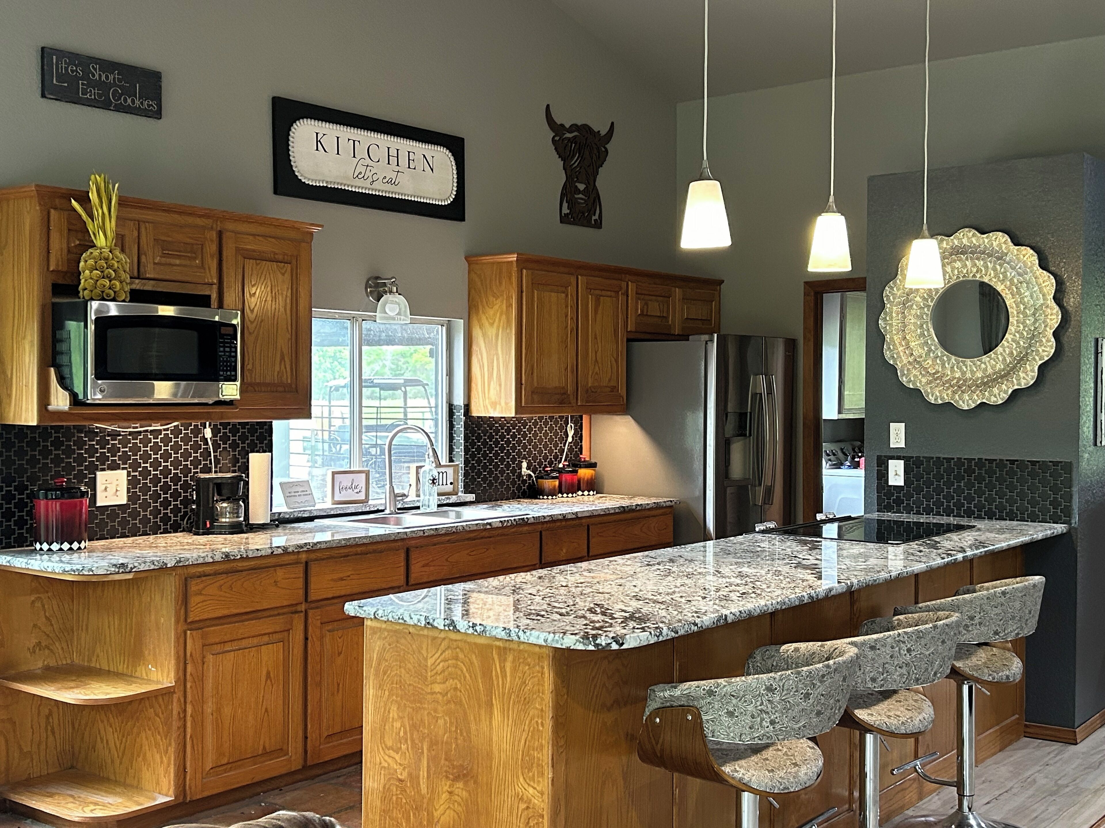 Microwave, oven, stovetop