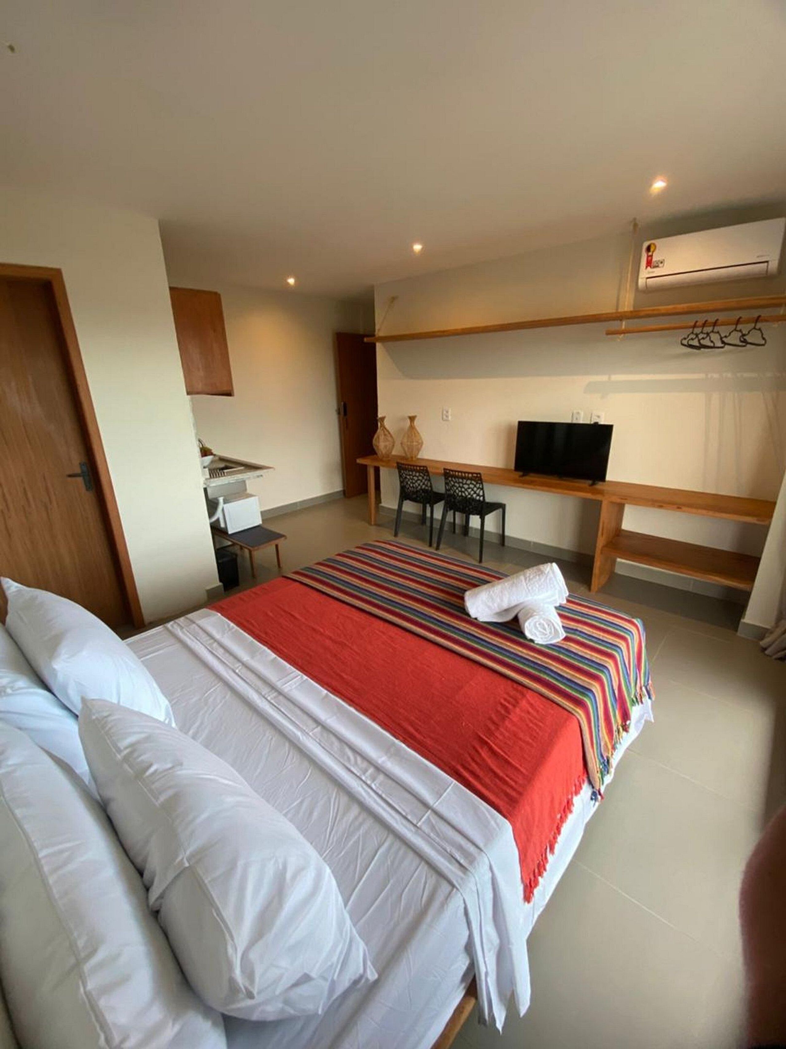 Apartamento panorâmico | Espaço de trabalho para notebook, Wi-Fi de cortesia